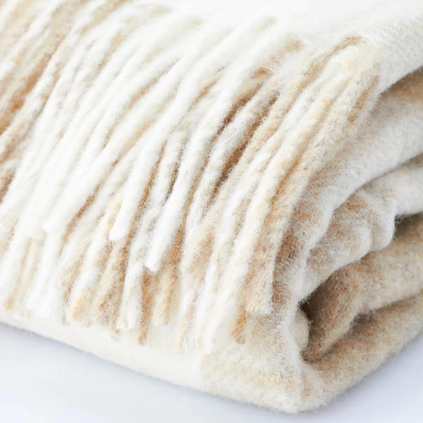 Dunelm Checked Tweed Red Throw 7 Dunelm Checked Tweed Red Throw - Image 5