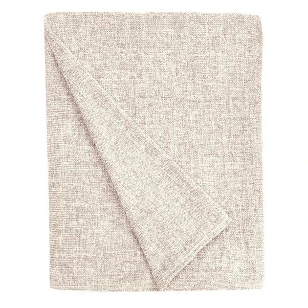 Dunelm Chenille Cream Throw 4 Dunelm Chenille Cream Throw - Image 2