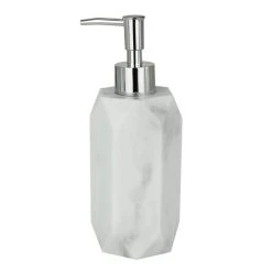 Dunelm Marble Effect Resin Lotion Dispenser -Command Shop 1000140490 alt01