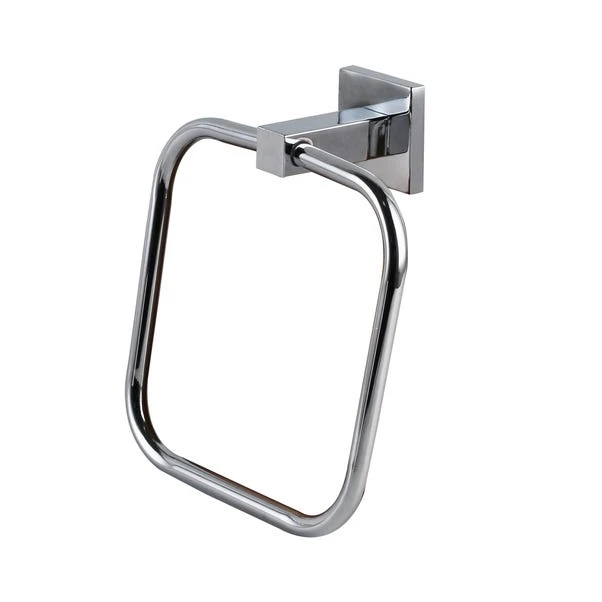 Dunelm Square Wall Mounted Towel Ring 5 Dunelm Square Wall Mounted Towel Ring - Image 3