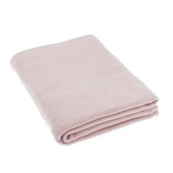 Dunelm Thermosoft Semi Plain Blush Throw -Command Shop 1000152685 alt01