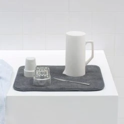 Brabantia Sinkside Dark Grey Microfibre Dish Drying Mat -Command Shop 1000158201 alt02