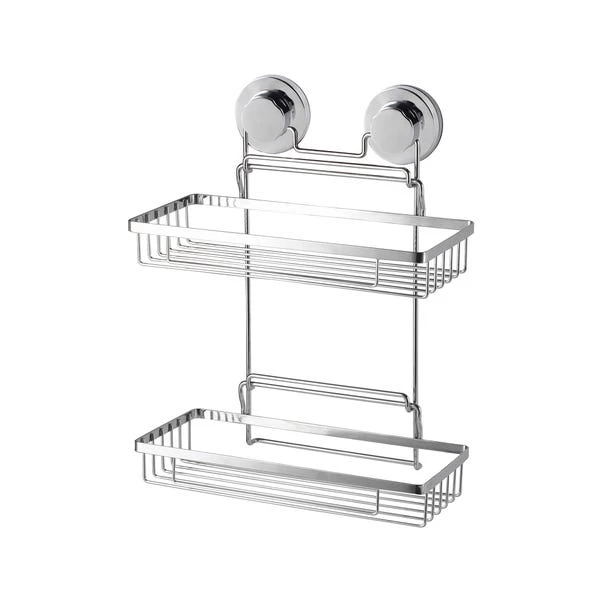 Dunelm Twist N Lock Rectangle Two Tier Shower Caddy 8 Dunelm Twist N Lock Rectangle Two Tier Shower Caddy - Image 6