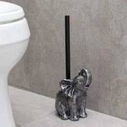 Dunelm Elephant Toilet Brush -Command Shop 1000160203 alt02