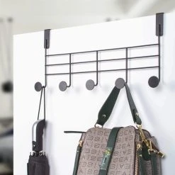 Dunelm Black Over Door Hooks -Command Shop 1000160205 alt01