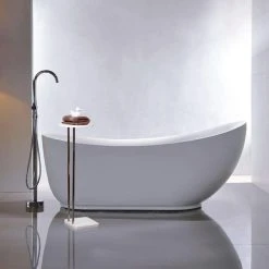 Dunelm Marble Effect Top White Bath Table 11 Dunelm Marble Effect Top White Bath Table -Command Shop 1000160228 alt06