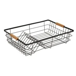 Dunelm Black Bamboo Drying Rack -Command Shop 1000166073 alt02