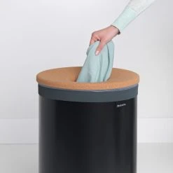 Brabantia Black Cork 60L Laundry Bin -Command Shop 1000168433 alt03