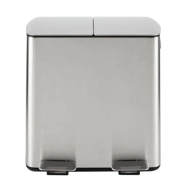 Dunelm Stainless Steel 40L Curve Recycling Bin 4 Dunelm Stainless Steel 40L Curve Recycling Bin - Image 2