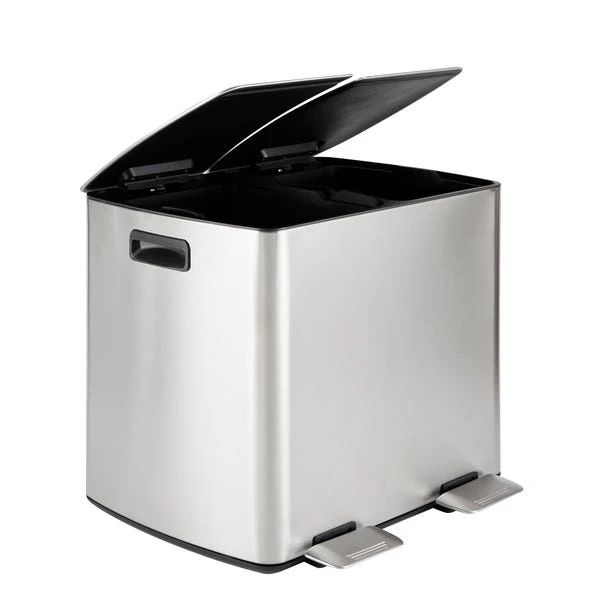 Dunelm Stainless Steel 40L Curve Recycling Bin 6 Dunelm Stainless Steel 40L Curve Recycling Bin - Image 4