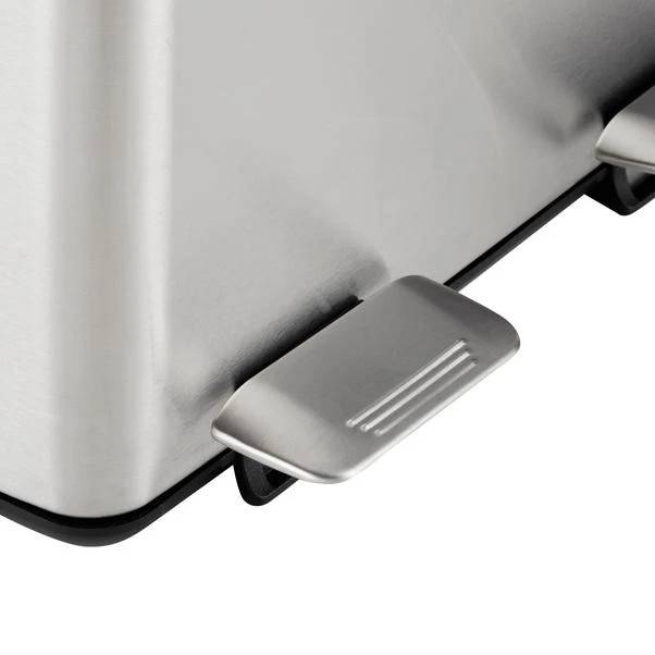 Dunelm Stainless Steel 40L Curve Recycling Bin 7 Dunelm Stainless Steel 40L Curve Recycling Bin - Image 5