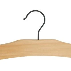 Dunelm Wooden Black Multi Trouser Hanger -Command Shop 1000185536 alt02