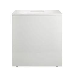 Lloyd Pascal Jasper White Gloss Bathroom Tidy With Removable Lid -Command Shop 1000185935 alt03