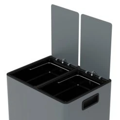 Vintage 16L Low Recycling Bin Charcoal -Command Shop 1000185993 alt04