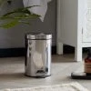Dunelm Bathroom Basics 3-Litre Silver Pedal Bin 1 Dunelm Bathroom Basics 3-Litre Silver Pedal Bin -Command Shop 30054117
