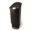 Simplehuman 40 Litre Slim Black Recycling Bin -Command Shop 30077003