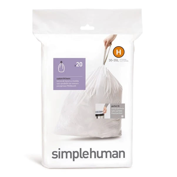 Simplehuman H 30-Litre Bin Liners 3 Simplehuman H 30-Litre Bin Liners