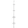 Dunelm Bathroom Basics Extendable 4-Tier Corner Caddy -Command Shop 30110114