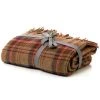 Dunelm Checked Tweed Red Throw -Command Shop 30130984