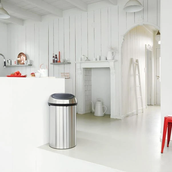 Brabantia 60 Litre Matt Steel Touch Bin 3 Brabantia 60 Litre Matt Steel Touch Bin