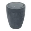 Addis Rattan Charcoal Bathroom Bin -Command Shop 30234320