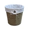 Dunelm Seagrass Waste Paper Bin With Liner -Command Shop 30247365