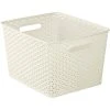 Curver 18L Vintage White Basket -Command Shop 30271755