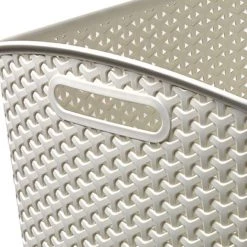 Curver 28L Vintage White Basket -Command Shop 30271760 alt04