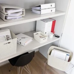 Curver 28L Vintage White Basket -Command Shop 30271760 alt06