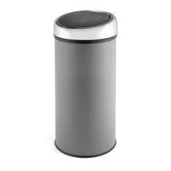 Dunelm 30L Grey Press Top Bin