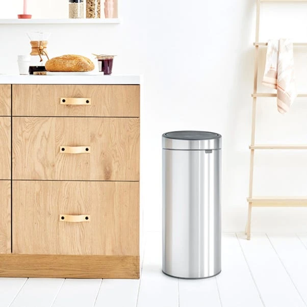 Brabantia 30 Litre Matt Steel Touch Bin 3 Brabantia 30 Litre Matt Steel Touch Bin