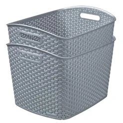Curver 28L Grey Basket -Command Shop 30300622 alt04