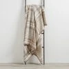 Dunelm Thermosoft Plaid Check Natural Throw -Command Shop 30410648