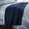 Dunelm Harvey Blue Knitted Throw -Command Shop 30439048