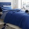 Dunelm Blue Stars Bedspread