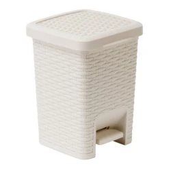 Addis Rattan Natural Pedal Bin