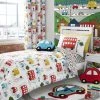 Catherine Lansfield Transport Bright Duvet Cover And Pillowcase Set -Command Shop 30621043