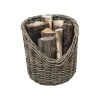 Ivyline 40cm Round Wicker Log Basket -Command Shop 30635760