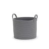 Dunelm Cotton Rope Grey Storage Basket -Command Shop 30644851