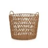 Dunelm Tapered Brown Paper Rope Storage Basket -Command Shop 30644862
