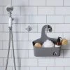 Dunelm Grey Large Shower Caddy 1 Dunelm Grey Large Shower Caddy -Command Shop 30645723