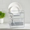 Dunelm 2 Tier Chrome Dish Drainer And Cutlery Holder 1 Dunelm 2 Tier Chrome Dish Drainer And Cutlery Holder -Command Shop 30646901