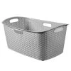 Curver My Style Grey 50 Litre Laundry Basket -Command Shop 30651696