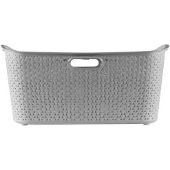 Curver My Style Grey 50 Litre Laundry Basket 9 Curver My Style Grey 50 Litre Laundry Basket -Command Shop 30651696 alt02