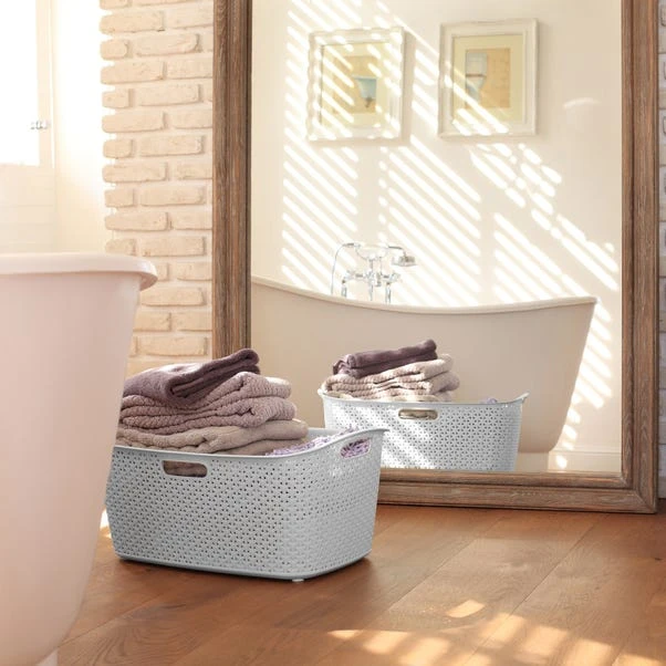 Curver My Style Grey 50 Litre Laundry Basket 8 Curver My Style Grey 50 Litre Laundry Basket - Image 6