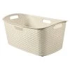 Curver My Style Cream 50 Litre Laundry Basket -Command Shop 30651697