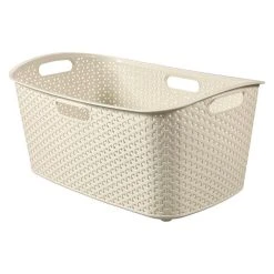Curver My Style Cream 50 Litre Laundry Basket