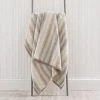 Dunelm Thermosoft Ombre Stripe Natural Throw -Command Shop 30655832