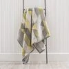 Dunelm Thermosoft Geo Ochre Throw -Command Shop 30655834