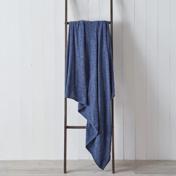 Dunelm Chenille Denim Blue 200cm X 200cm Throw 3 Dunelm Chenille Denim Blue 200cm X 200cm Throw